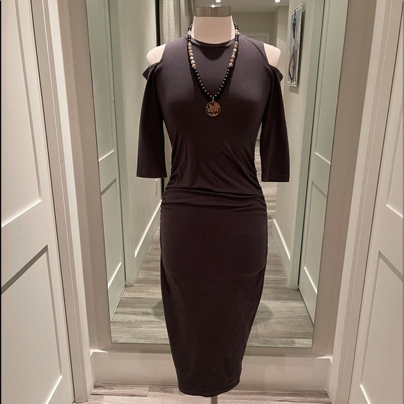 Michael Stars Cold Shoulder Dress - Picture 1 of 5
